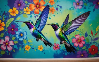 La peinture colibri : un moyen éclatant de donner vie à vos murs