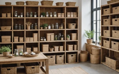 Des idées de rangement pour une maison éco-friendly qui cartonnent !