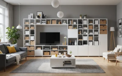 Solutions astucieuses de stockage temporaire pour une maison bien organisée