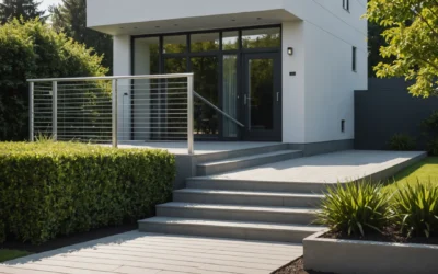 Réinventez votre extérieur : optez pour une rampe d’escalier en aluminium !
