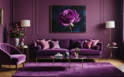 Rose violet : transformer votre intérieur avec cette couleur audacieuse et élégante