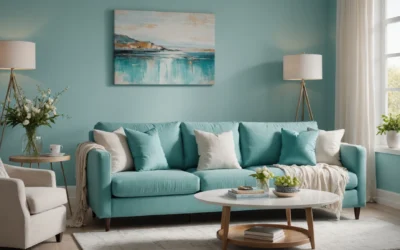 Quand le bleu turquoise clair transforme votre intérieur en havre de paix