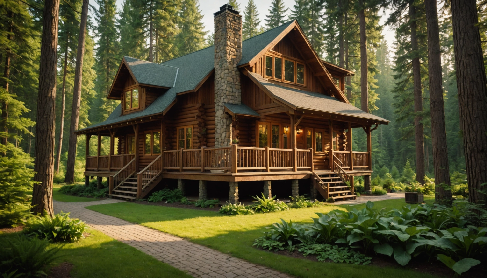 cabanes en bois