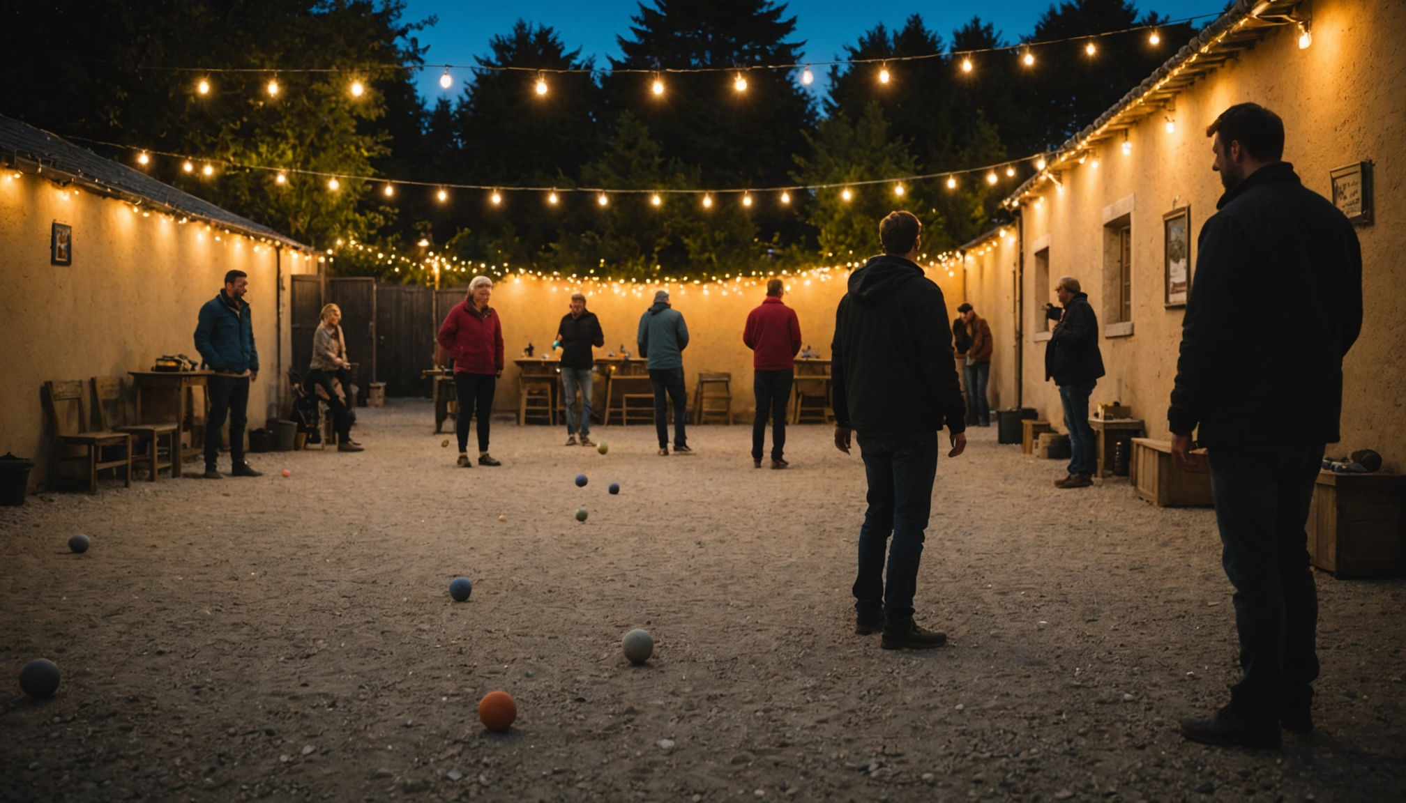 eclairage terrain de petanque