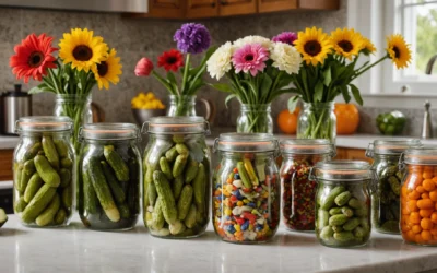 Mille et un usages astucieux des pots à cornichons dans votre maison