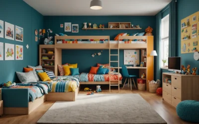 Chambre pour 2 enfants peu d’espace : astuces pratiques pour un cocon chaleureux