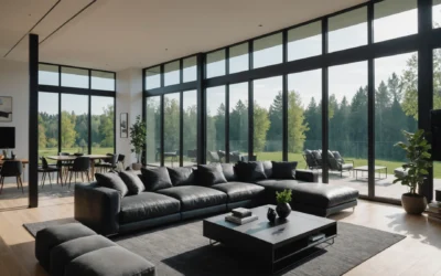 Décorer les fenêtres du salon sans rideaux: astuces pour un style moderne éblouissant