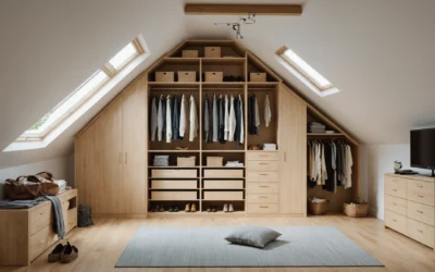 Optimisez votre espace avec un dressing pour pente de toit qui sublime votre intérieur