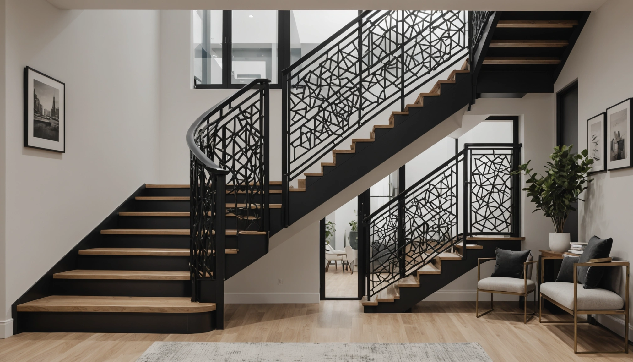 relooker une vieille rampe d'escalier en métal