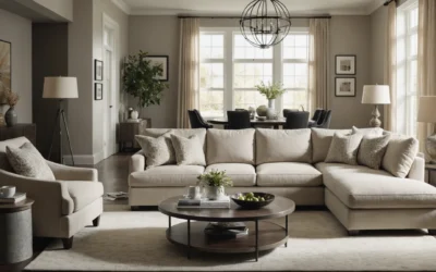 Enchanter votre salon avec un ensemble canapé et fauteuil moderne et cosy