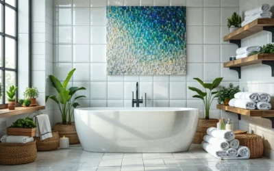Le carrelage mural pour salle de bain : art et fonctionnalité au service de votre bien-être
