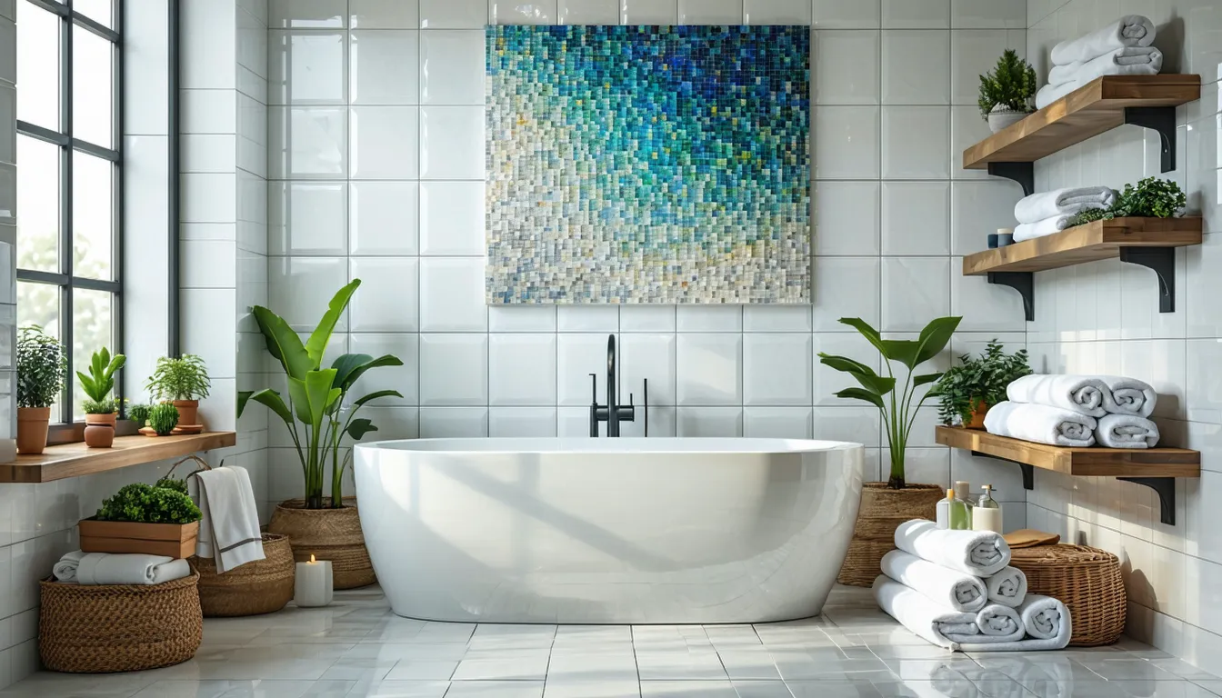 Le carrelage mural pour salle de bain : art et fonctionnalité au service de votre bien-être