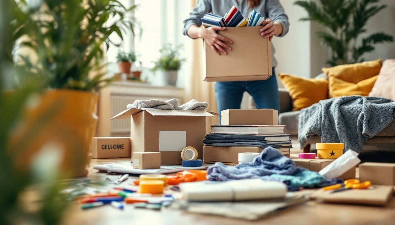 La préparation immédiate pour un déménagement express