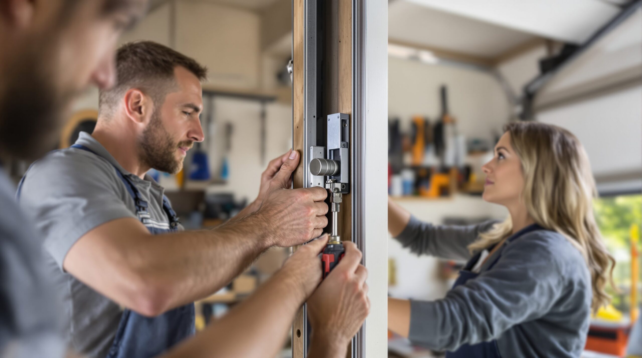 serrure porte de garage basculante