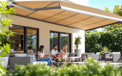 Quels sont les avantages d’un store banne double pente pour une terrasse ?